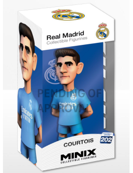 REAL MADRID - Courtois - Figurine Minix 12cm