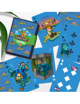 MINECRAFT - Cartes à Jouer 'Waterproof'