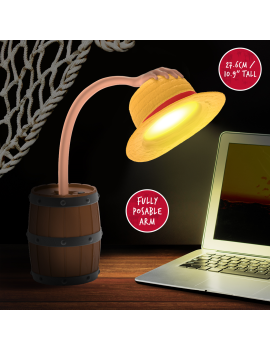 ONE PIECE NETFLIX - Chapeau - Lampe de Bureau 27cm