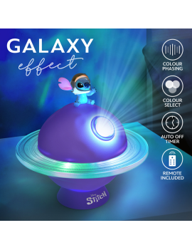 STITCH - Lampe Projection Galaxie Rechargeable 10cm