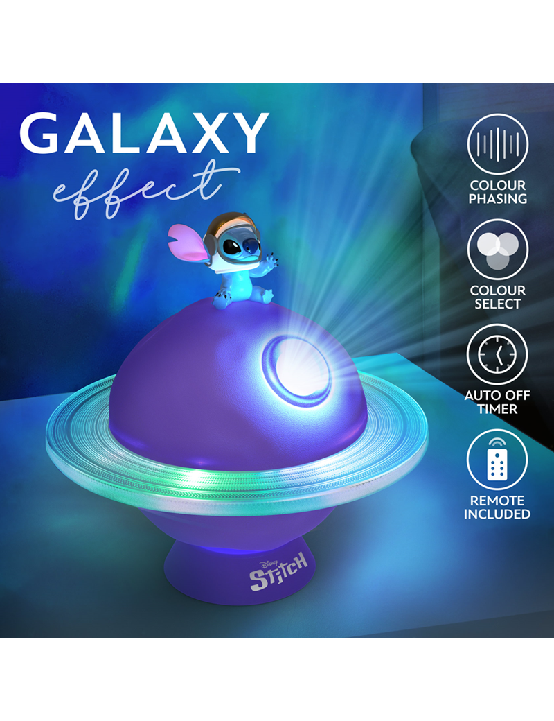 STITCH - Lampe Projection Galaxie Rechargeable 10cm STITCH - Lampe Projection Galaxie Rechargeable 10cm