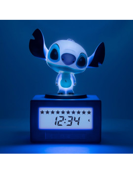 STITCH - Réveil Lumineux Icon 12cm