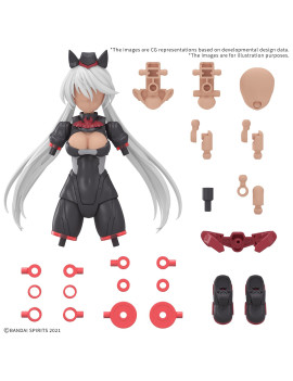 30MS - Option parts set 18 (Sergeant Costume) (Color C) - Model Kit