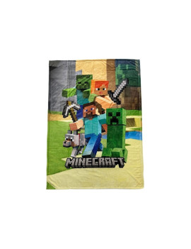 MINECRAFT - Plaid Coral 130x180cm