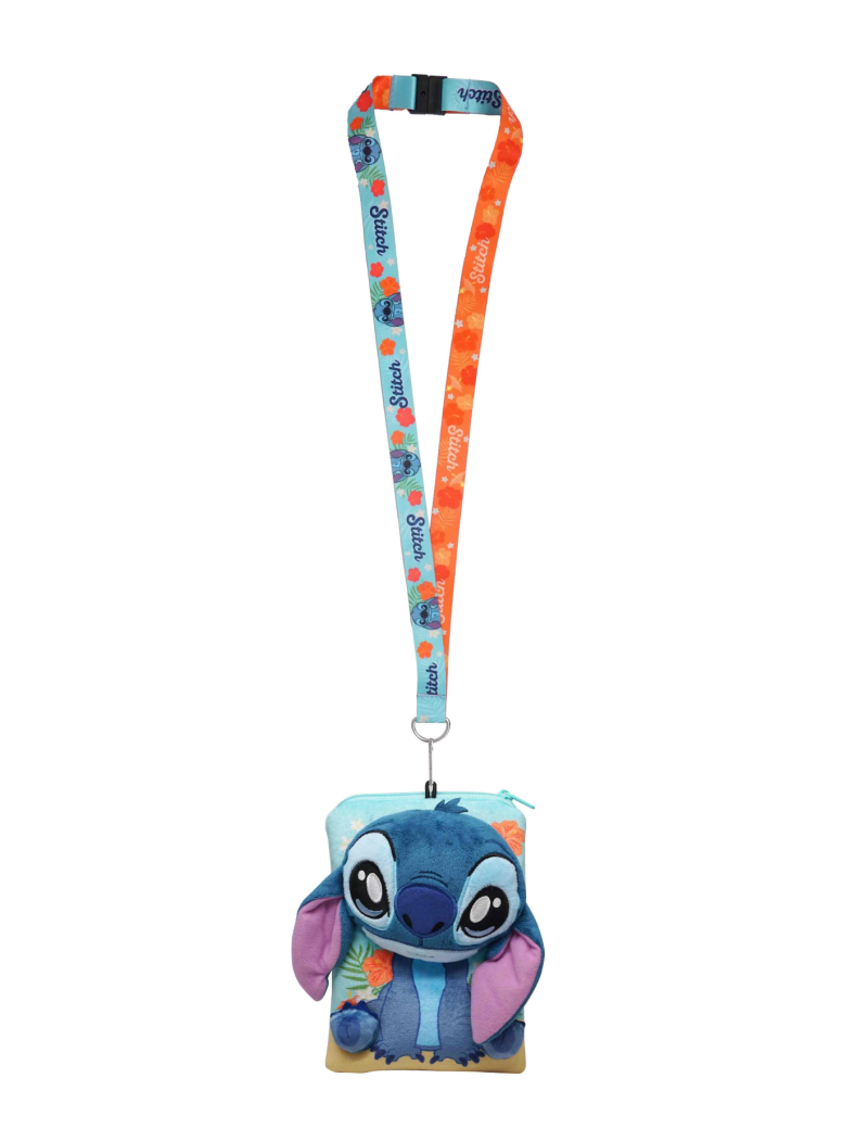 DISNEY - Stitch Sitting "Deluxe" - Lanyard avec pochette porte-cartes DISNEY - Stitch Sitting "Deluxe" - Lanyard avec pochette porte-cartes