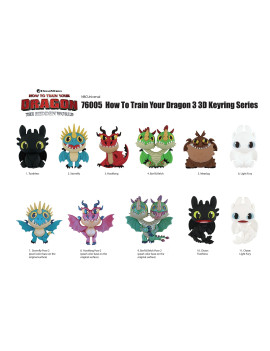 DRAGON - Series 1 - 3D Foam Bag Clip (Display 24 Pcs)