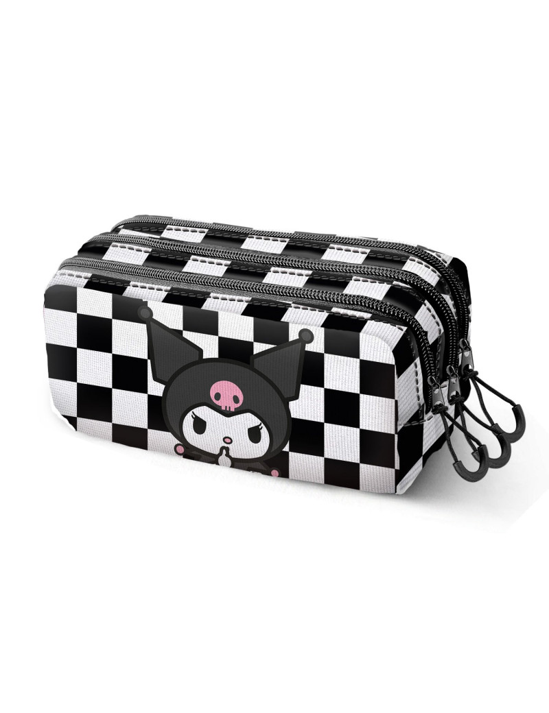 KUROMI - Whisper - Trousse Triple Trick KUROMI - Whisper - Trousse Triple Trick