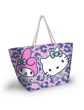 HELLO KITTY & MELODY - Safari - Sac de Plage '52x37x17cm'