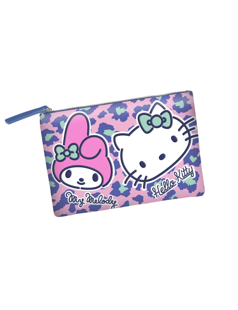 HELLO KITTY & MELODY - Safari - Trousse de Voyage HELLO KITTY & MELODY - Safari - Trousse de Voyage