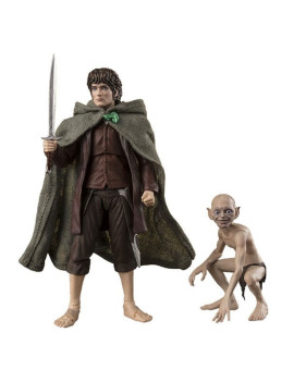 LE SEIGNEUR DES ANNEAUX - Frodon & Gollum -Fig. S.H. Figuarts 6 & 12cm