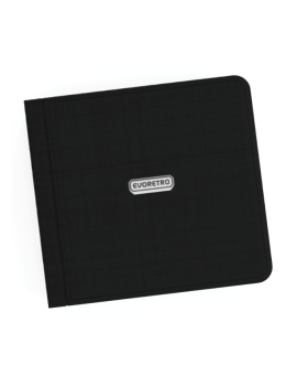 EVORETRO - Regular card binder with zipper 4x3 - Black