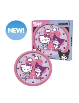 HELLO KITTY & KUROMI - Horloge Murale