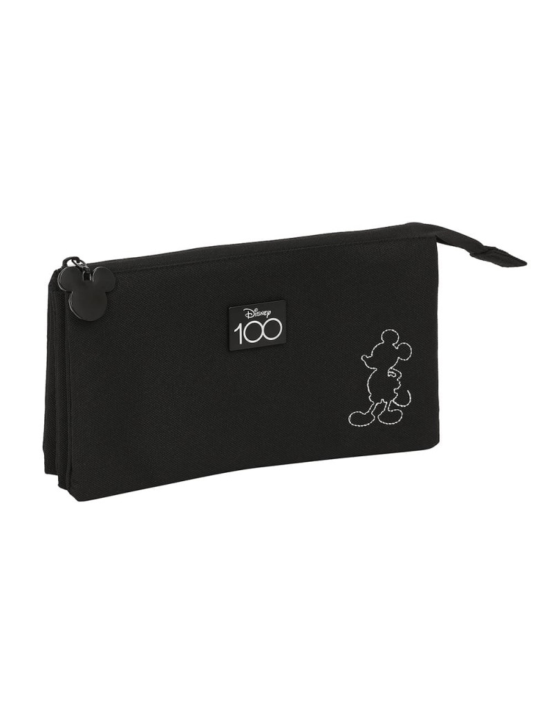 DISNEY 100ANS - Noir - Trousse Triple DISNEY 100ANS - Noir - Trousse Triple