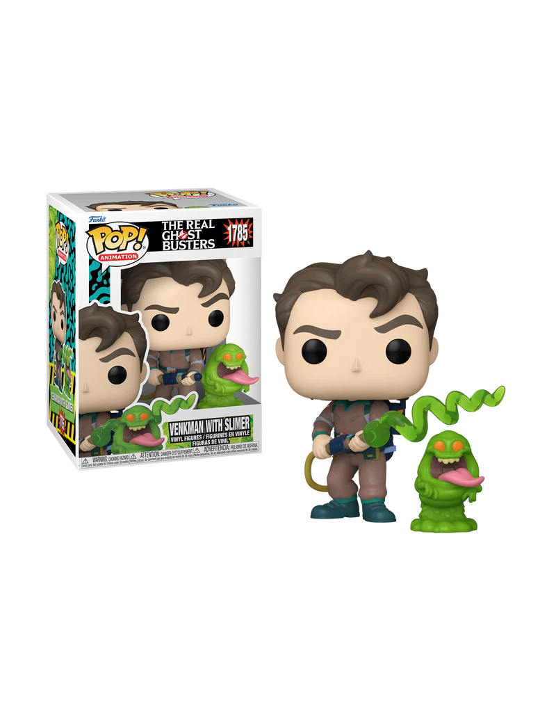 THE REAL GHOSTBUSTERS - POP & Buddy N° 1785 - Venkman avec Slimer THE REAL GHOSTBUSTERS - POP & Buddy N° 1785 - Venkman avec Slimer