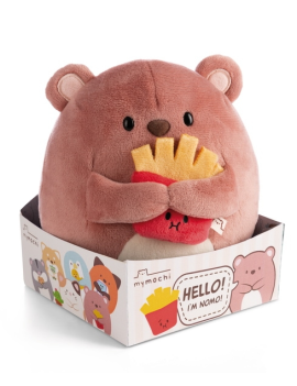 BIG FRIENDS - Ours Nomo avec frites - Peluche 27cm