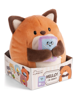 SUPER MOCHIE - Renard Geeks avec jeux video - Peluche 16cm