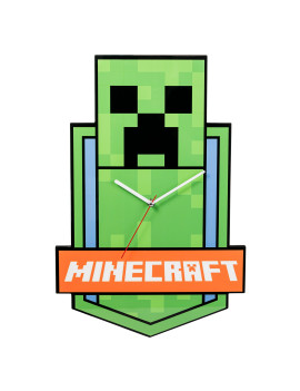 MINECRAFT - Creeper - Horloge Murale 50cm