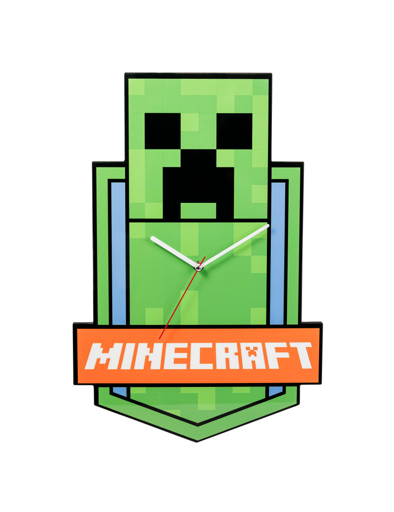 MINECRAFT - Creeper - Horloge Murale 50cm MINECRAFT - Creeper - Horloge Murale 50cm