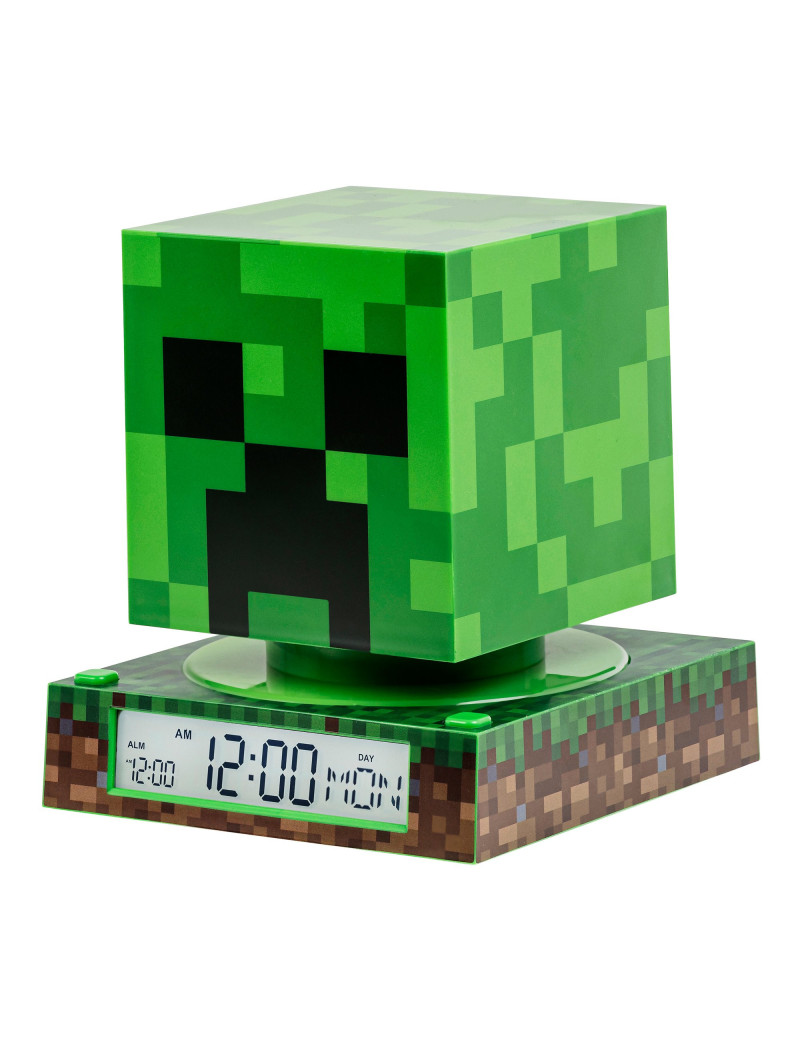 MINECRAFT - Creeper - Reveil 3D de Bureau MINECRAFT - Creeper - Reveil 3D de Bureau