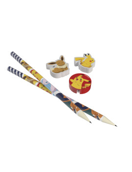 POKEMON - Set de Papeterie - 5pc