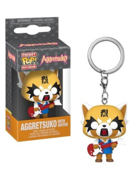 AGGRETSUKO - Pocket Pop Keychains - Aggretsuko avec Guitare