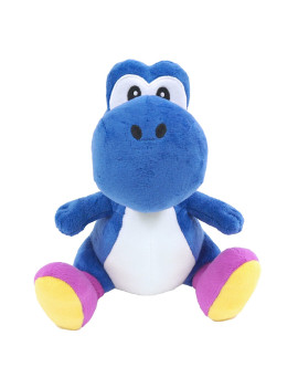 SUPER MARIO - Yoshi Bleu - Peluche 20cm