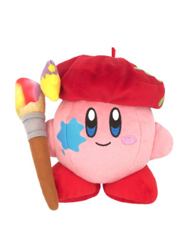 KIRBY - Kirby Artiste - Peluche 13cm