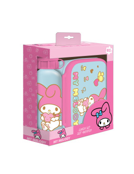 MY MELODY - Set Boite à Tartines   Bouteille en Aluminium 500ml