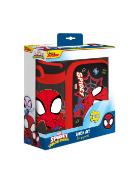 SPIDER-MAN - Set Boite à Tartines   Bouteille en Aluminium 500ml