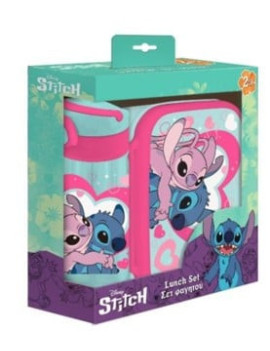 STITCH & ANGEL - Set Boite à Tartines   Bouteille en Aluminium 500ml