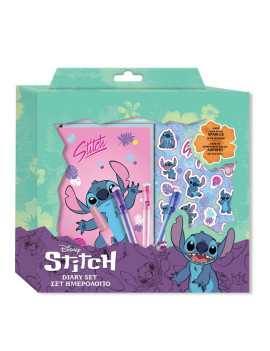 STITCH - Gift Set Notebook   Stickers   Stylo bille