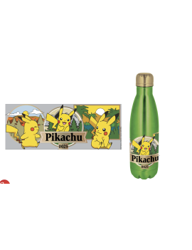 POKEMON - A Wild Pikachu - Bouteille en Acier Inoxydable 780ml