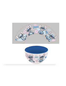STITCH - Watercolor Bleu - Bol Céramique en Gift Box - 600ml