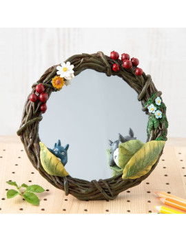 MON VOISIN TOTORO - Guirlande de fleurs - Miroir 6x19x18cm 