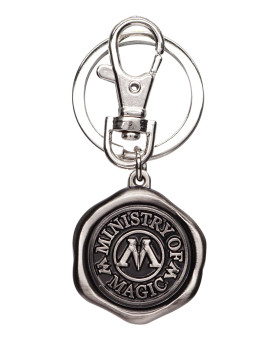 HARRY POTTER - Ministère de la magie - Porte-clés en étain