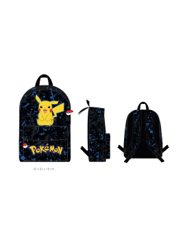 POKEMON - Pikachu - Sac à Dos 1 Compartiment '42x30x18cm'