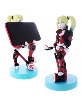 HARLEY QUINN - Figurine 20cm - Support Manette & Portable