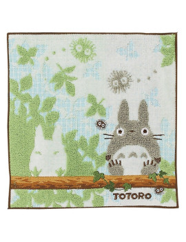 MON VOISIN TOTORO - Totoro sur une branche - Mini Serviette 25x25cm
