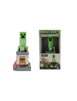 MINECRAFT - Creeper - Figurine 20cm - Support Manette & Portable