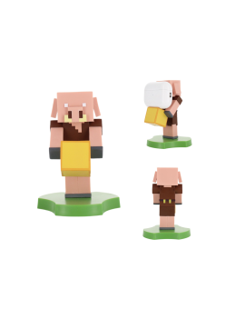 MINECRAFT - Piglin - Support Manette & Portable 'Holdem' - 11cm