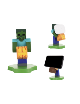 MINECRAFT - Zombie - Support Manette & Portable 'Holdem' - 11cm