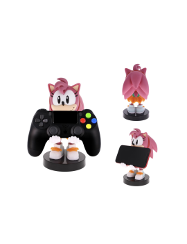 SONIC - Amy Rose - Support Manette & Portable - 20cm