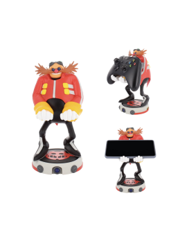 SONIC - Dr Eggman - Support Manette & Portable - 20cm