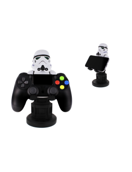 STAR WARS - Stormtrooper - Support Manette & Portable - 20cm