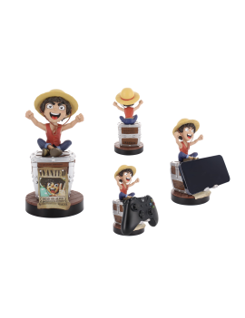 ONE PIECE NETFLIX - Luffy Wanted - Support Manette & Portable - 20cm
