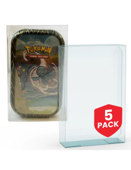 EVORETRO - PET Protector For Mini Tin Pokemon 5pc
