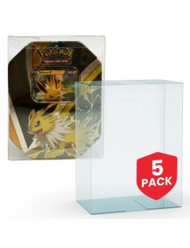 EVORETRO - PET Protector For Tin Box Pokemon 5pc