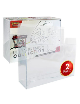 EVORETRO - PET Protector For Ultra Premium Collection Pokemon 2pc