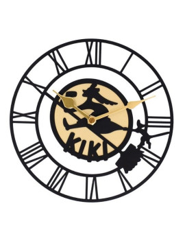 KIKI LA PETITE SORCIERE - Panneau de Kiki - Horloge 20x20x2.5cm
