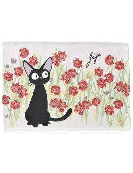KIKI LA PETITE SORCIERE - Jiji Fleurs Rouges -Dessous de Table 34x48cm